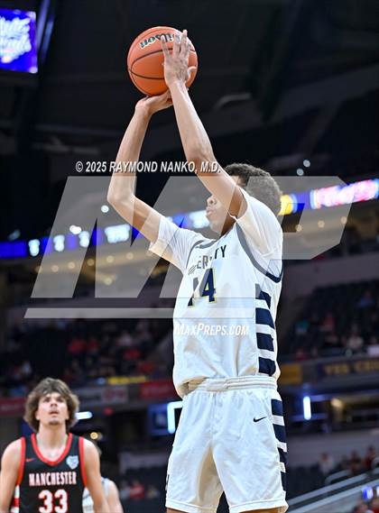 Thumbnail 2 in University vs. Manchester (IHSAA 2A State Championship) photogallery.