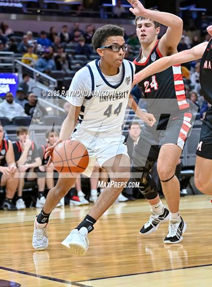 Thumbnail 3 in University vs. Manchester (IHSAA 2A State Championship) photogallery.