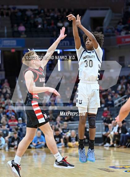 Thumbnail 2 in University vs. Manchester (IHSAA 2A State Championship) photogallery.