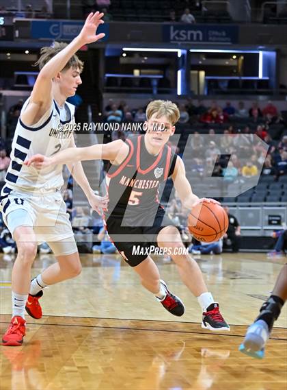 Thumbnail 3 in University vs. Manchester (IHSAA 2A State Championship) photogallery.