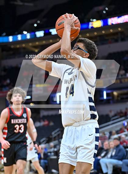 Thumbnail 3 in University vs. Manchester (IHSAA 2A State Championship) photogallery.