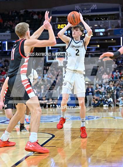 Thumbnail 3 in University vs. Manchester (IHSAA 2A State Championship) photogallery.