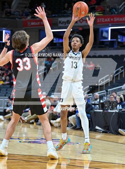 Thumbnail 1 in University vs. Manchester (IHSAA 2A State Championship) photogallery.