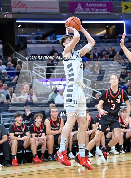 Thumbnail 1 in University vs. Manchester (IHSAA 2A State Championship) photogallery.