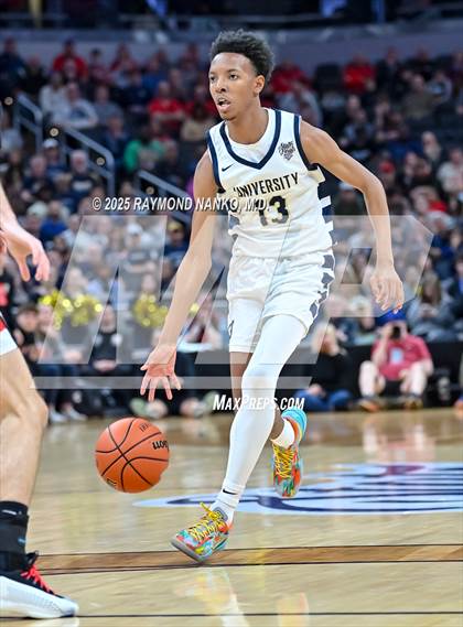 Thumbnail 3 in University vs. Manchester (IHSAA 2A State Championship) photogallery.