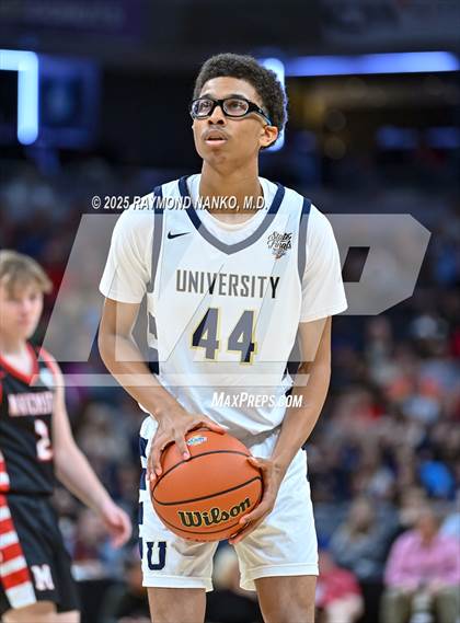 Thumbnail 1 in University vs. Manchester (IHSAA 2A State Championship) photogallery.