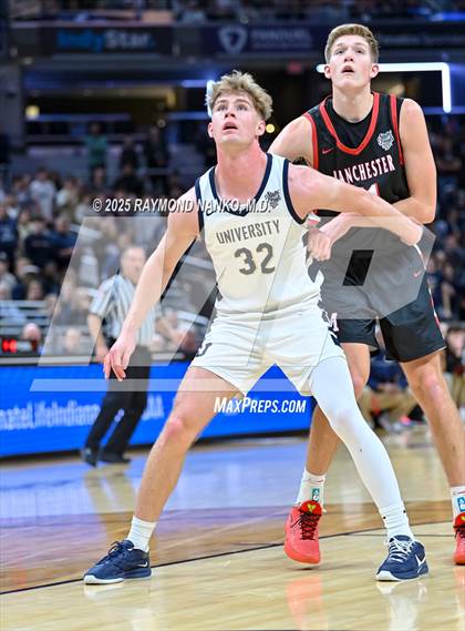 Thumbnail 1 in University vs. Manchester (IHSAA 2A State Championship) photogallery.