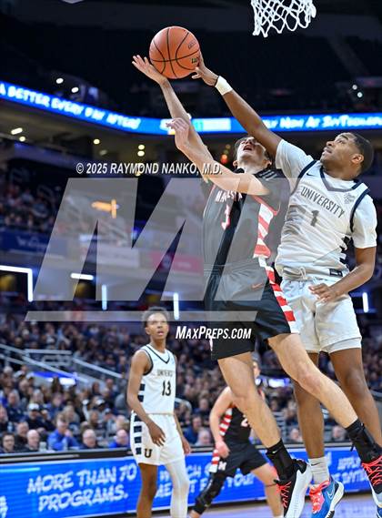 Thumbnail 1 in University vs. Manchester (IHSAA 2A State Championship) photogallery.