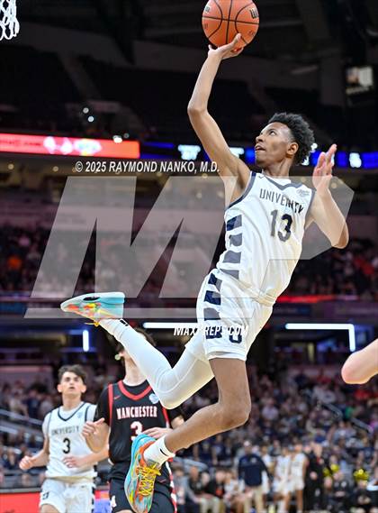 Thumbnail 2 in University vs. Manchester (IHSAA 2A State Championship) photogallery.