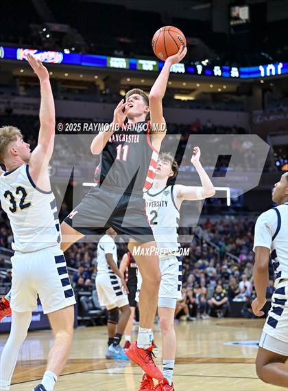 Thumbnail 3 in University vs. Manchester (IHSAA 2A State Championship) photogallery.