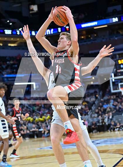 Thumbnail 1 in University vs. Manchester (IHSAA 2A State Championship) photogallery.