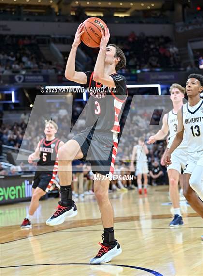 Thumbnail 3 in University vs. Manchester (IHSAA 2A State Championship) photogallery.
