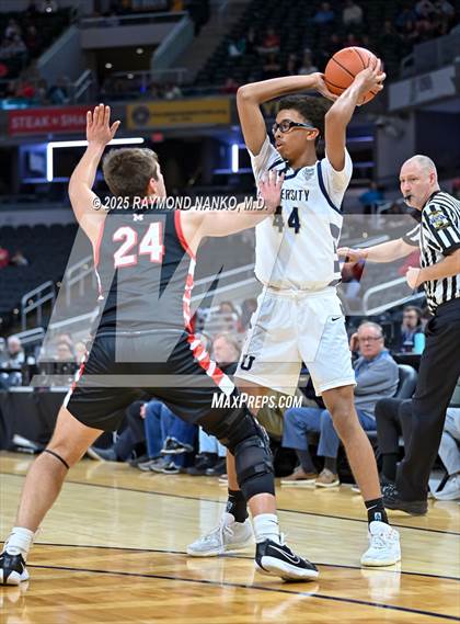 Thumbnail 1 in University vs. Manchester (IHSAA 2A State Championship) photogallery.
