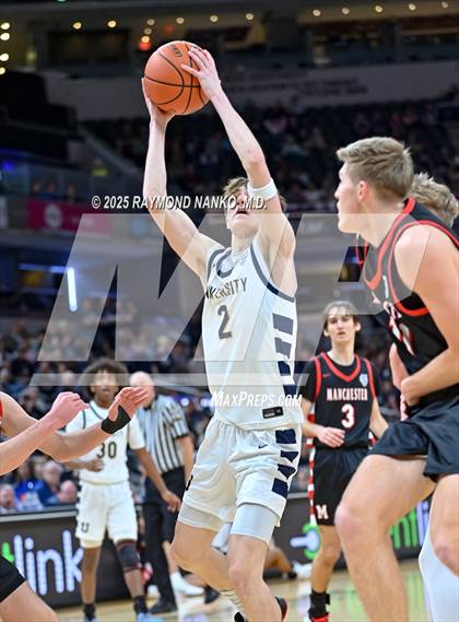 Thumbnail 3 in University vs. Manchester (IHSAA 2A State Championship) photogallery.