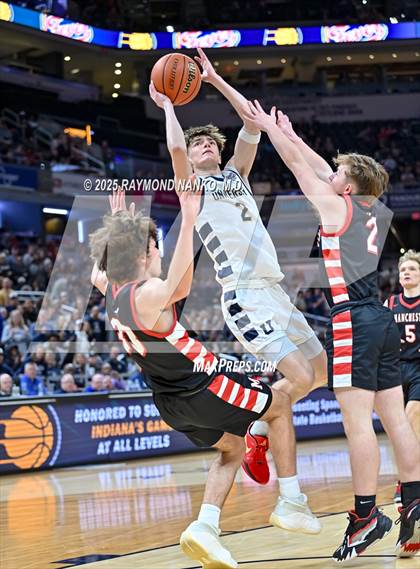 Thumbnail 3 in University vs. Manchester (IHSAA 2A State Championship) photogallery.