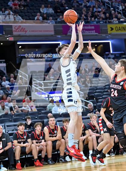 Thumbnail 3 in University vs. Manchester (IHSAA 2A State Championship) photogallery.