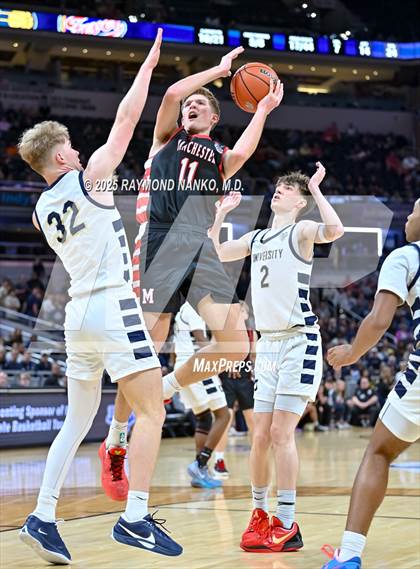 Thumbnail 1 in University vs. Manchester (IHSAA 2A State Championship) photogallery.