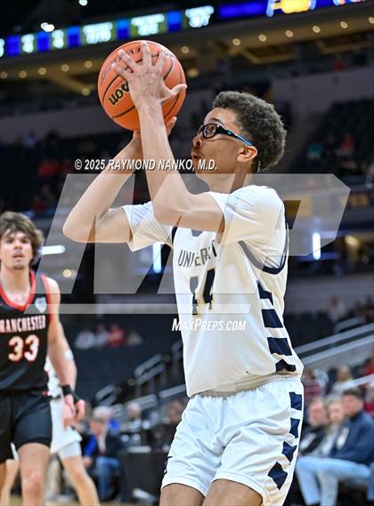 Thumbnail 2 in University vs. Manchester (IHSAA 2A State Championship) photogallery.