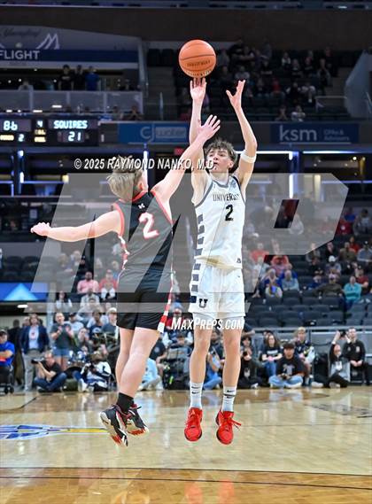 Thumbnail 1 in University vs. Manchester (IHSAA 2A State Championship) photogallery.
