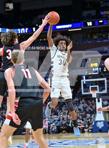 Thumbnail 1 in University vs. Manchester (IHSAA 2A State Championship) photogallery.