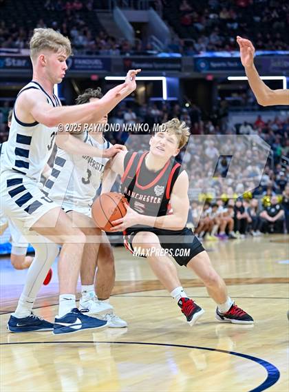 Thumbnail 3 in University vs. Manchester (IHSAA 2A State Championship) photogallery.