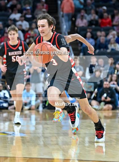 Thumbnail 3 in University vs. Manchester (IHSAA 2A State Championship) photogallery.