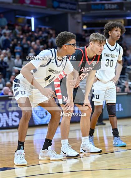 Thumbnail 2 in University vs. Manchester (IHSAA 2A State Championship) photogallery.