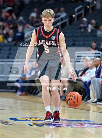 Thumbnail 3 in University vs. Manchester (IHSAA 2A State Championship) photogallery.