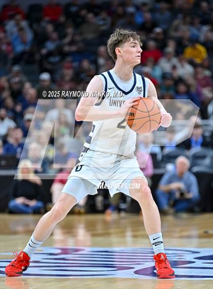 Thumbnail 1 in University vs. Manchester (IHSAA 2A State Championship) photogallery.
