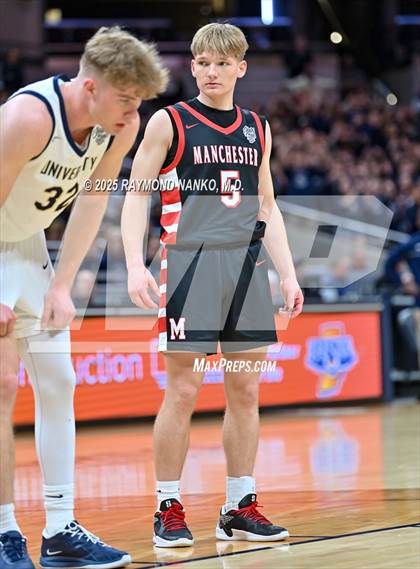 Thumbnail 3 in University vs. Manchester (IHSAA 2A State Championship) photogallery.