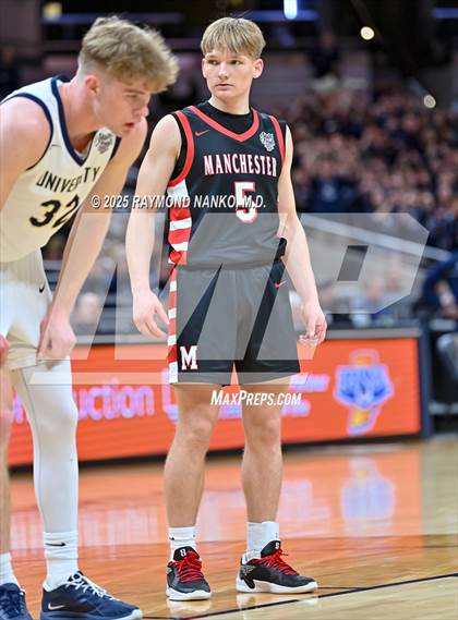 Thumbnail 1 in University vs. Manchester (IHSAA 2A State Championship) photogallery.
