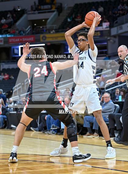 Thumbnail 3 in University vs. Manchester (IHSAA 2A State Championship) photogallery.