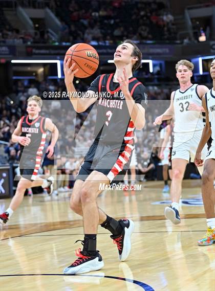 Thumbnail 2 in University vs. Manchester (IHSAA 2A State Championship) photogallery.