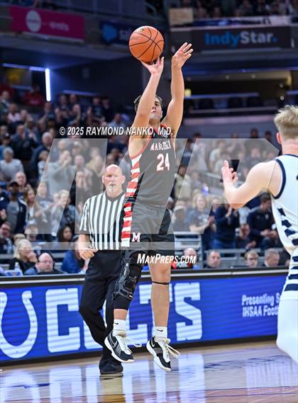 Thumbnail 3 in University vs. Manchester (IHSAA 2A State Championship) photogallery.