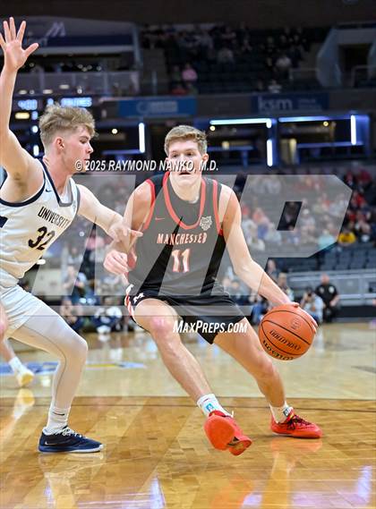Thumbnail 1 in University vs. Manchester (IHSAA 2A State Championship) photogallery.