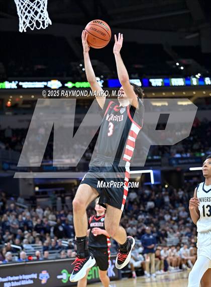 Thumbnail 1 in University vs. Manchester (IHSAA 2A State Championship) photogallery.