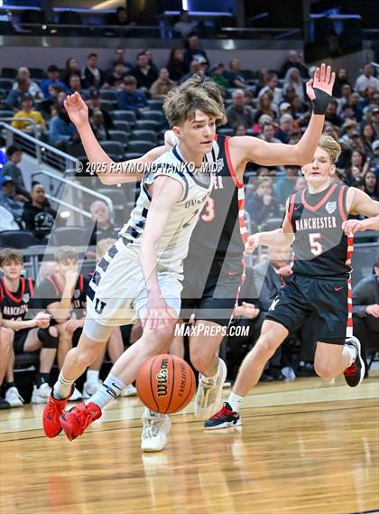 Thumbnail 1 in University vs. Manchester (IHSAA 2A State Championship) photogallery.
