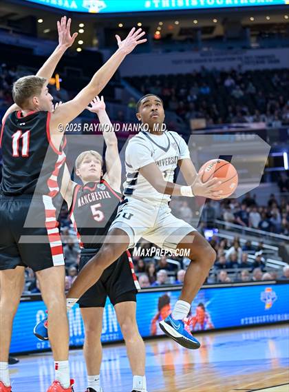 Thumbnail 2 in University vs. Manchester (IHSAA 2A State Championship) photogallery.