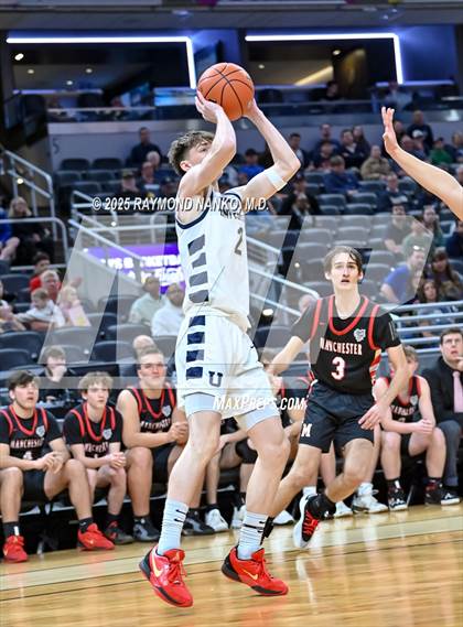 Thumbnail 3 in University vs. Manchester (IHSAA 2A State Championship) photogallery.