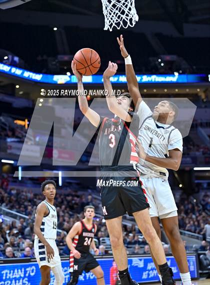 Thumbnail 3 in University vs. Manchester (IHSAA 2A State Championship) photogallery.