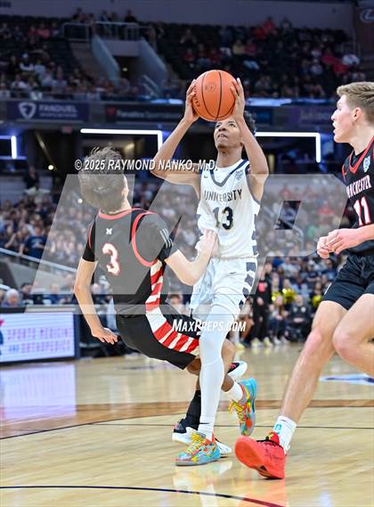 Thumbnail 2 in University vs. Manchester (IHSAA 2A State Championship) photogallery.