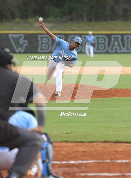 Thumbnail 3 in Nature Coast Tech vs Bishop McLaughlin Catholic (Bay Area Baseball Fall Ball Classic) photogallery.