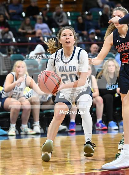 Thumbnail 1 in Valor Christian vs. Chaparral (CHSAA 5A Great 8) photogallery.