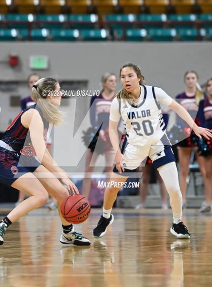 Thumbnail 1 in Valor Christian vs. Chaparral (CHSAA 5A Great 8) photogallery.