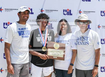 Thumbnail 3 in UIL Tennis Championships (Friday) 4A, 5A,  6A photogallery.