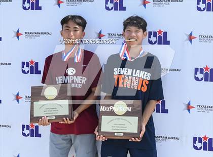 Thumbnail 2 in UIL Tennis Championships (Friday) 4A, 5A,  6A photogallery.