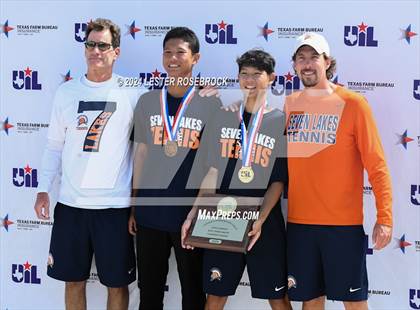 Thumbnail 3 in UIL Tennis Championships (Friday) 4A, 5A,  6A photogallery.