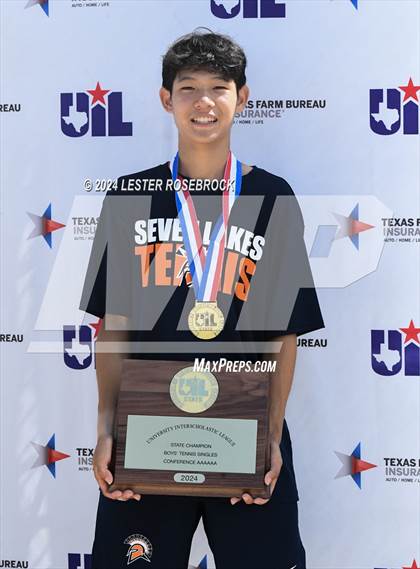 Thumbnail 2 in UIL Tennis Championships (Friday) 4A, 5A,  6A photogallery.