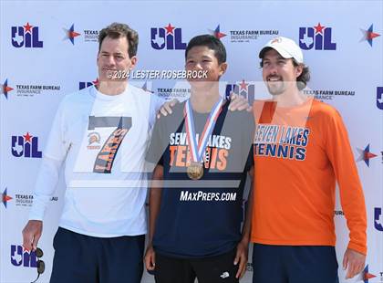 Thumbnail 1 in UIL Tennis Championships (Friday) 4A, 5A,  6A photogallery.