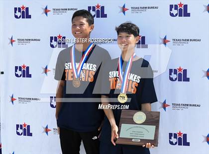 Thumbnail 3 in UIL Tennis Championships (Friday) 4A, 5A,  6A photogallery.